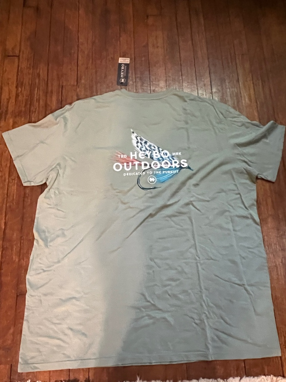 NWT Heybo M’s Fly Traditions SS T-Shirt- Lily Pad